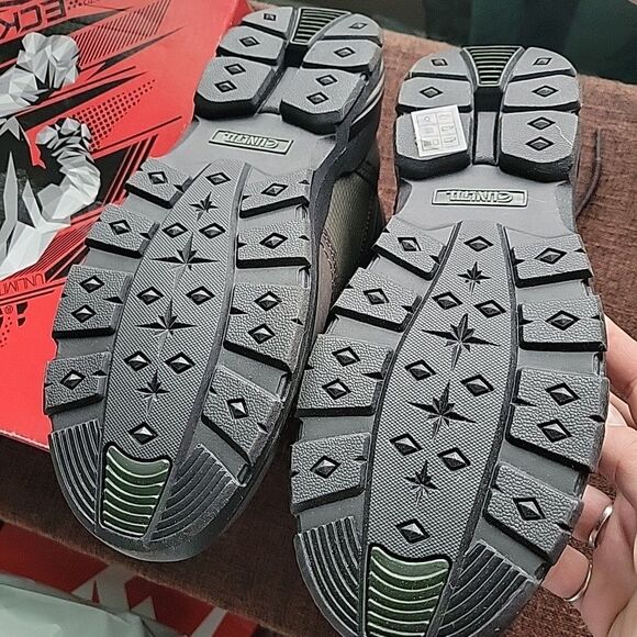 Ecko Unltd Junior Boys Hiking Boot Brown & Green Size 5 - NEW IN BOX - Picture 7 of 10